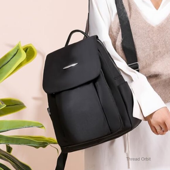 Small Travel Backpack Purse Lightweight Nylon Daypack with Multiple Pockets main image 6